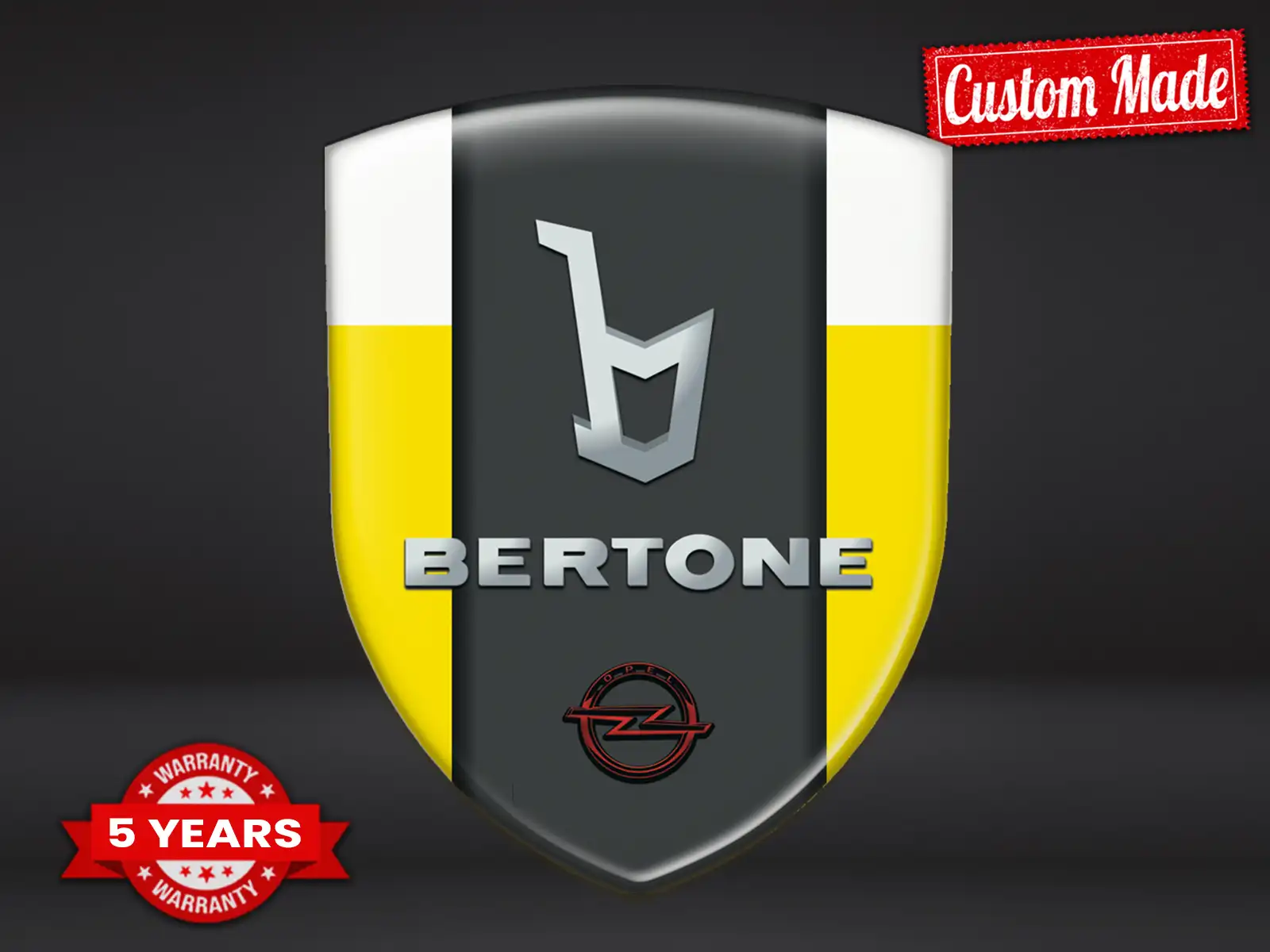 Bertone Autocollants Fenêtre Sur Mesure Limité Qualité